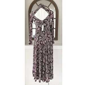 Rebecca Taylor Rochelle Printed Mock Neck Dress, New, Size S
